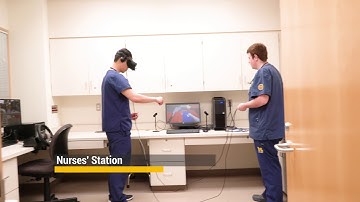 Virtual Tour of First Floor Simulation Center Environment