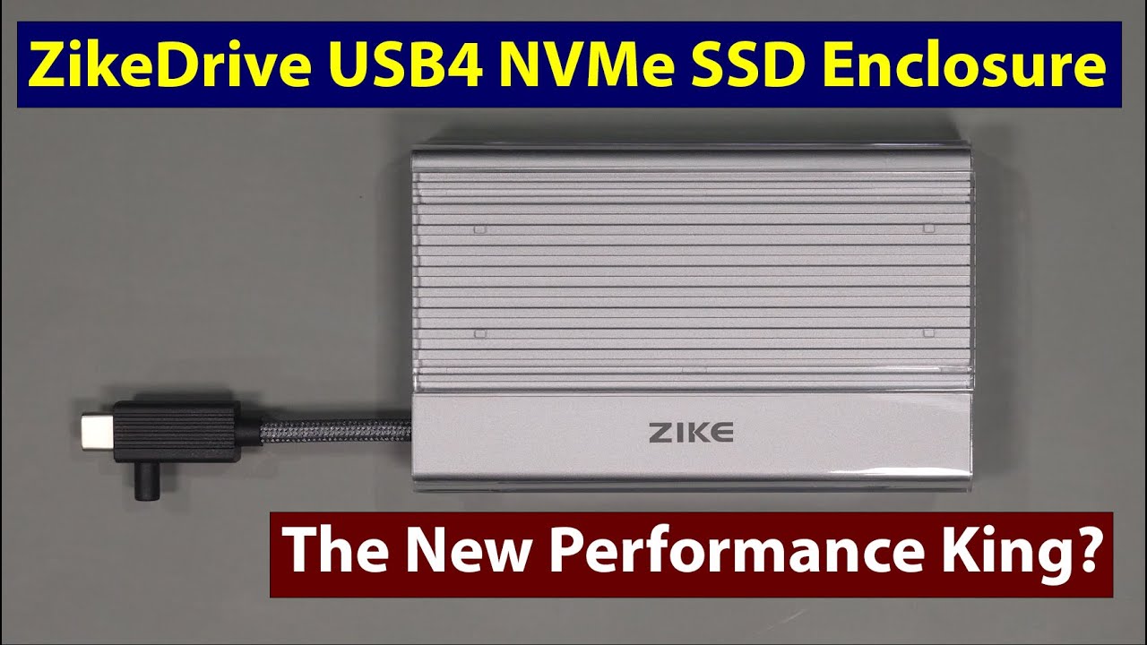 ZikeDrive USB4 NVMe SSD Enclosure Z666