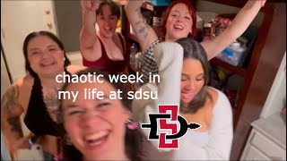 week in my life as a full time student and part time employee at san diego state🌻