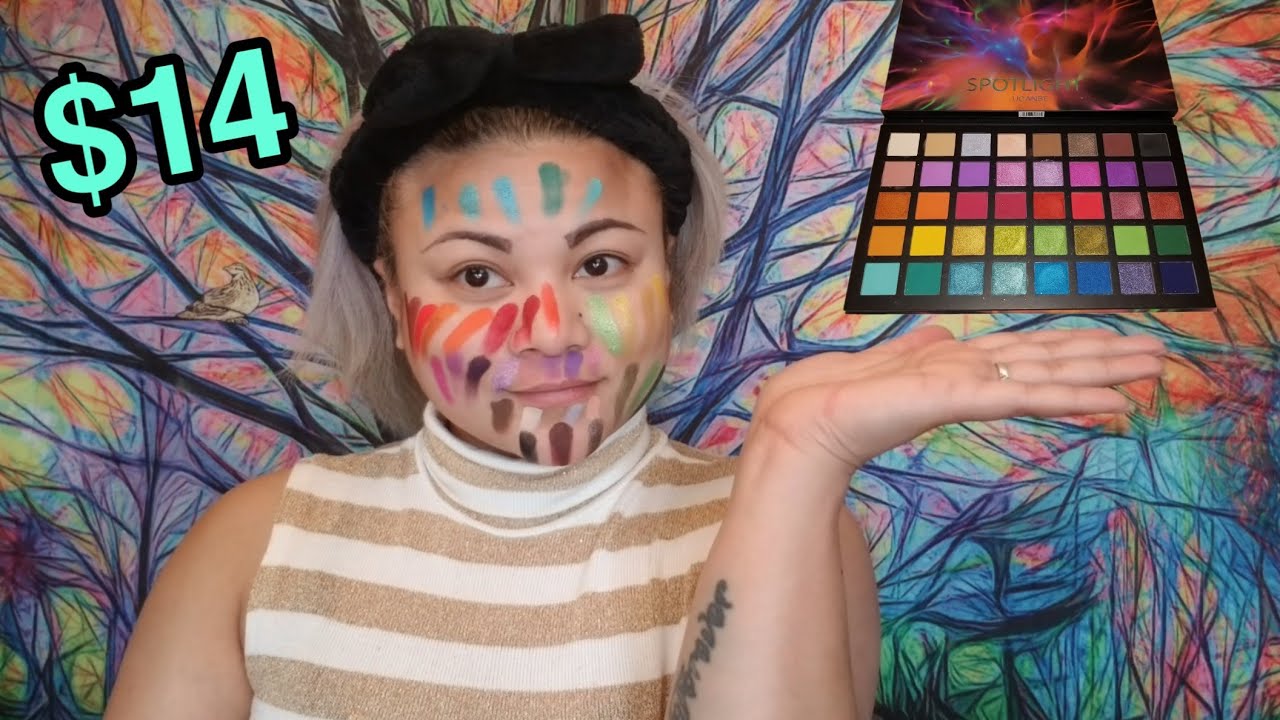 SPOTLIGHT EYESDHADOW PALETTE BY UCANBE REVIEWS YouTube