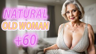 Natural Older Woman Over 50 Attractively Dressed Classy🔥Natural Older Ladies Over 60🔥Fashion Tips