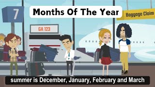 Practice Speaking English || Lesson 13: Months Of The Year (Simple Dialogue)