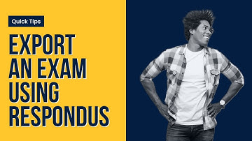 Export an Exam Using Respondus