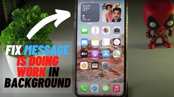 How to Fix Message is Doing Work in Background on your Android