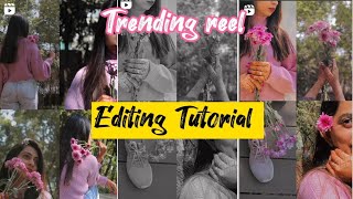 new trending reel editing tutorial || photo collage reel editing || anutechnology