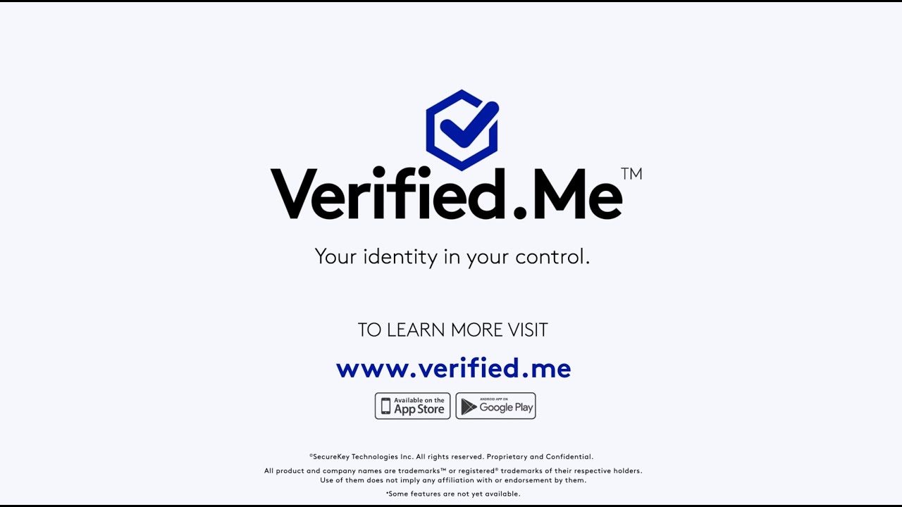Verified Me By Securekey Your Identity In Your Control