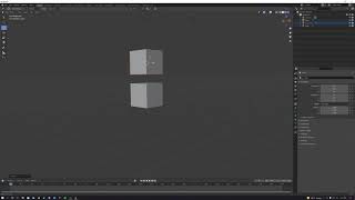 Blender but I don't delete the default cube