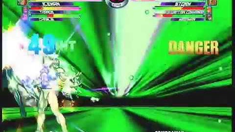 MvC2: Charlie/Iceman Relaunch 67 hit 100% Combo