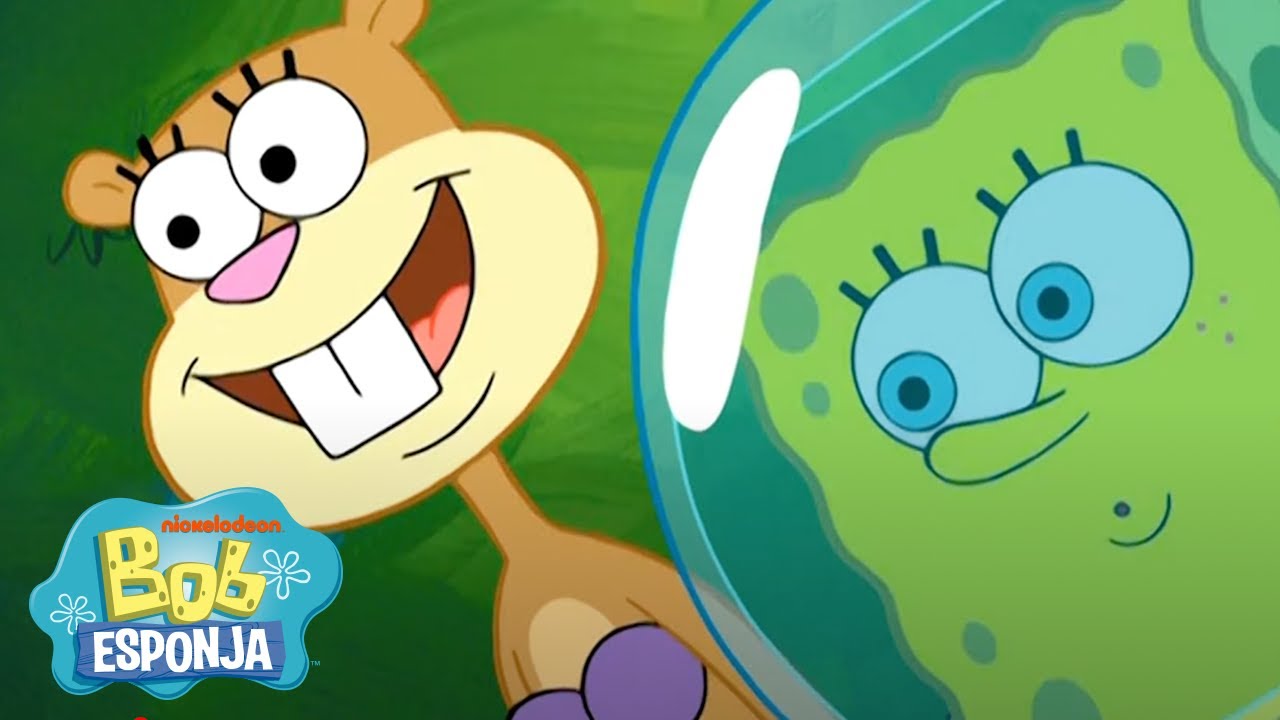 Bob Esponja | Plankton y Arenita se hacen mejores amigos 👁🐿 | Bob Esponja en Español