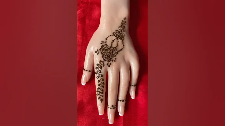 Easy Beautiful Henna Mehandi Design #mehndi #henna #youtube #shorts #trending #youtubeshorts #new