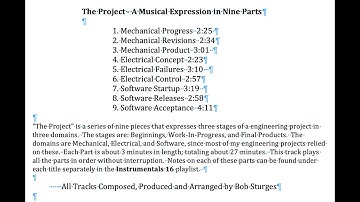The Project   A Musical Expression
