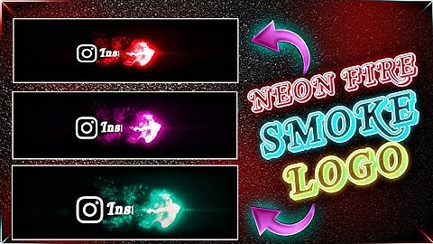 How to Create Neon Fire Smoke Lighting Logo in Kinemaster || Neon Logo Lower Thirds || Digital MG