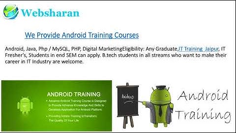 Best Android App Development Training Company in Jaipur