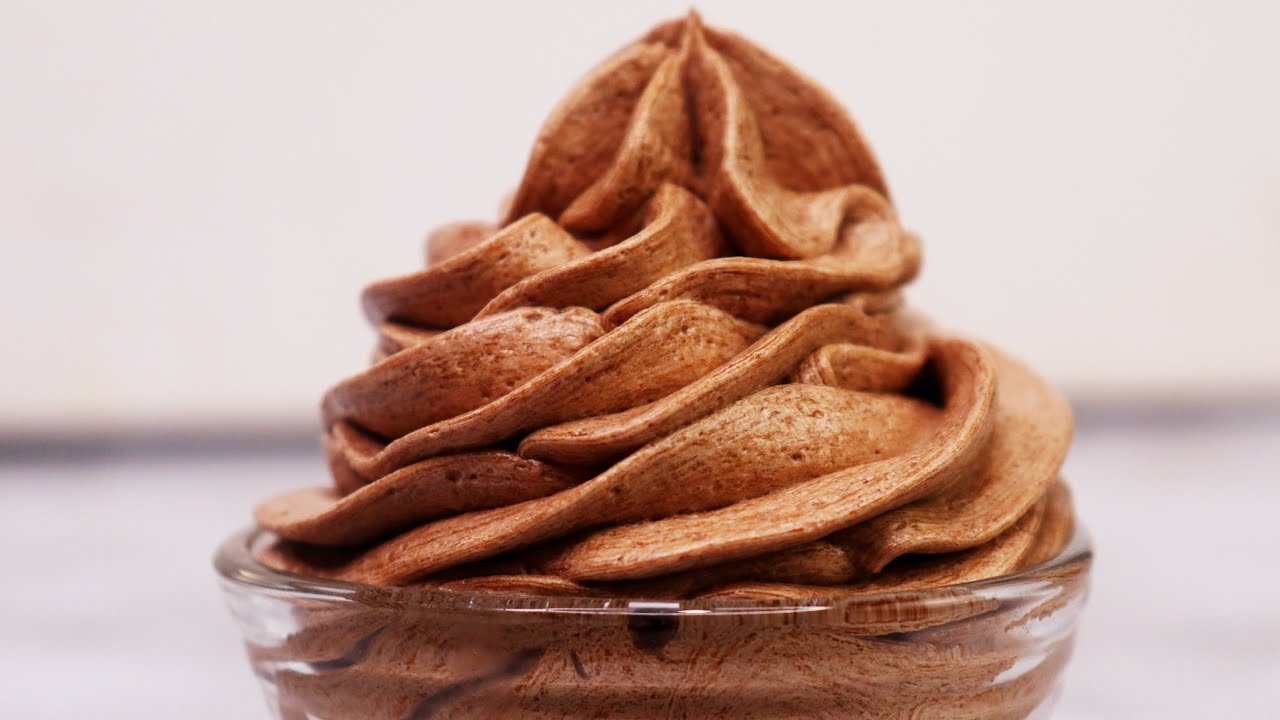 HOW TO MAKE CHOCOLATE BUTTERCREAM FROSTING WITHOUT ICING SUGAR / HOW TO
