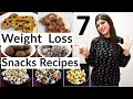 7 Quick & Healthy Evening Snacks For The Week (Vegetarian)| 7 Evening Snacks recipes For Weight Loss