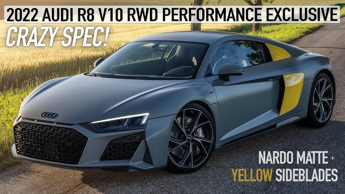 Audi's 2022 R8 RWD  PopMech 2022 Supercars