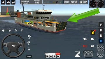 IDBS BUS SIMULATOR - Orange Bus Driving From Lampung to Jakarta - Android Gameplay Walkthrough