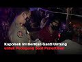 Kapolsek Ini Berikan Ganti Untung untuk Pedagang Saat Penertiban