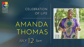 Celebration of Life for Amanda Thomas - July 12, 2025 - 2pm