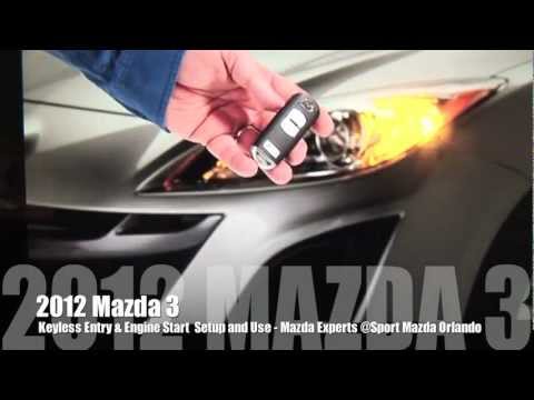 2012 माज़दा 3 कीलेस एंट्री और इंजन स्टार्ट वीडियो ट्यूटोरियल (2010, 2011 रेट्रो)