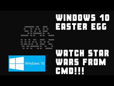 Windows Easter Egg! Watch Star Wars in Cmd Prompt!