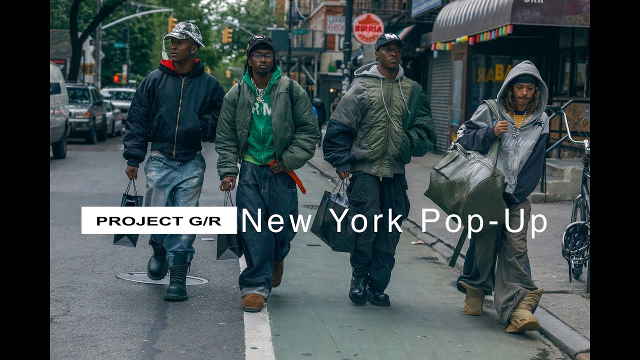 Fashion Heads at the Project GR New York Pop-Up (Spring 2025 fashion) in Lower East Side at ESSX NYC