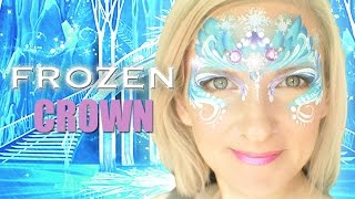 Frozen Crown Face Painting Tutorial