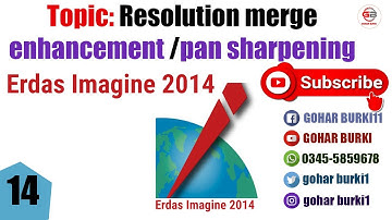 Resolution Merge in Erdas Imagine 2014