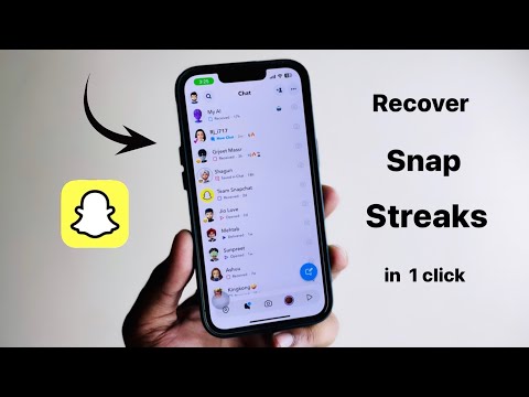 How To Recover Snap Streaks || How To Restore Snap Streaks