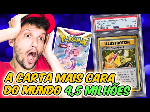 A carta pokémon mais cara de todas!!! #pokemontcg #pokemon