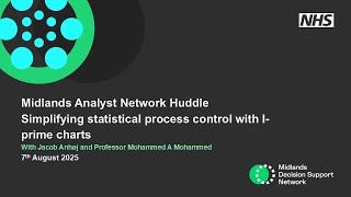 MAN Huddle: Simplifying statistical process control with I-prime charts - 07/08/2025
