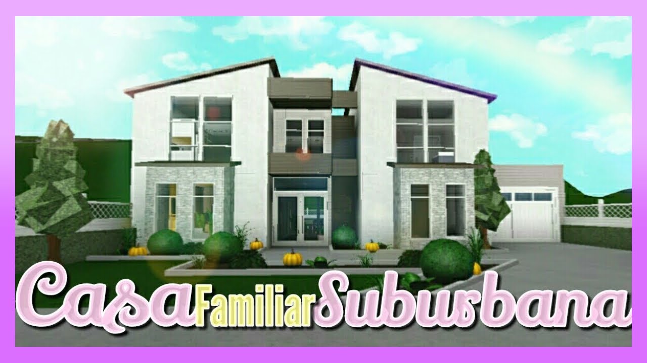 Casa Suburbana Familiar Speed Building Bloxburg - una casa para verano bloxburg roblox youtube