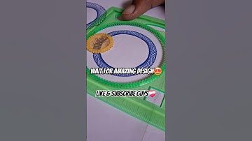 Wait for amazing design🤩 #shorts #ytshorts #spirograph #viralvideo #asmr #satisfying #creativeart