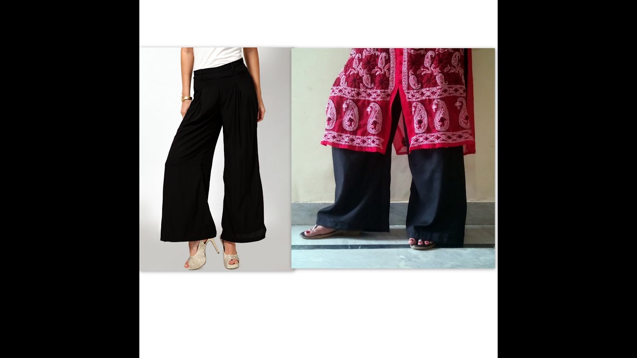 Palazzo Pant Cutting and Stitching (In Hindi) YouTube