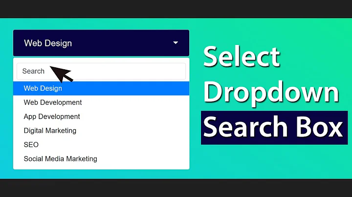 jQuery Select Dropdown with Search Box using Bootstrap Selectpicker | Select option with Search box