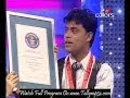 Potesh from Assam creates guinness record by eating 'drinking glass' in 1 minute 27 seconds.flv