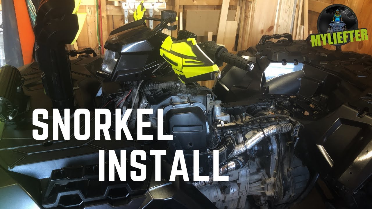 Polaris Sportsman Snorkels Part One Install YouTube