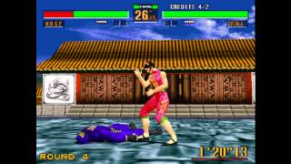 Virtua Fighter 2 Arcade Gameplay with Model 2 Emulator (HD)