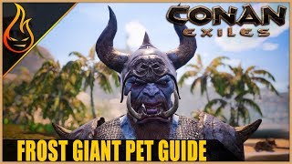 Conan Exiles Frost Giant Thrall Guide PTR Content