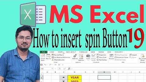 Developer Tool in Excel !! Excel Spin Button !! Use Spin Button In Excel !!