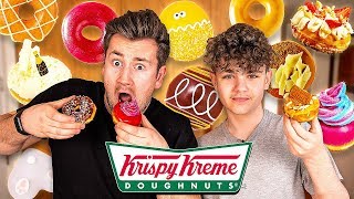 BROTHERS TRY EVERY FLAVOUR OF KRISPY KREME DOUGHNUTS