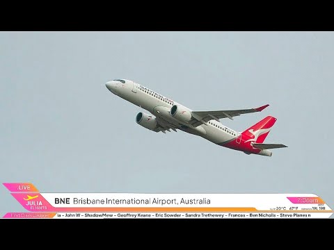 🔴 LIVE BRISBANE AIRPORT Plane Spotting WEEKDAY SHOW
