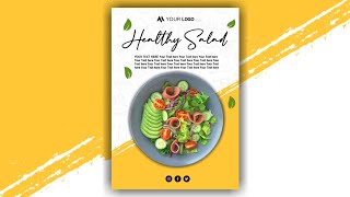 Food poster in PixelLab | Free plp file | PixelLab tutorials | In Android | Graphic design screenshot 3