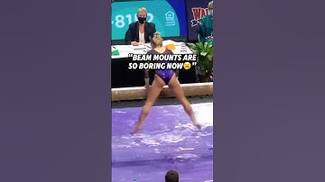 Beam Mounts Were Much Cooler Back Then🤩 #gymnastics #gymnast #beam