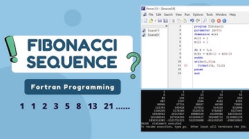 Write a Fortran program to find first 50 terms of Fibonacci sequence, the output have five numbers