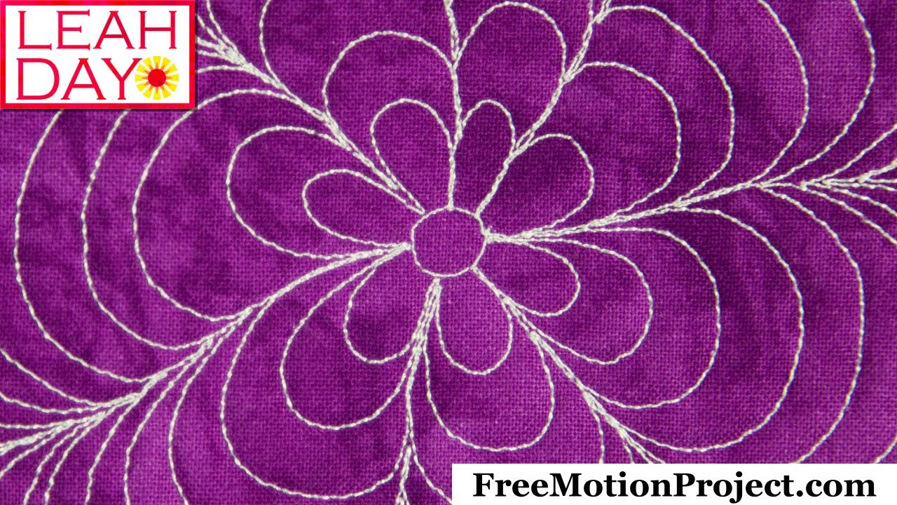 Beginning Domestic Free Motion Quilting Set - Purple Daisies Quilting