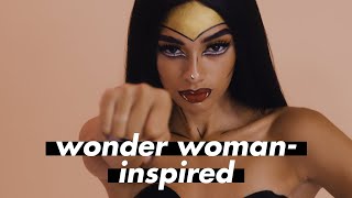 Halloween Makeup Tutorial: Wonder Woman inspired