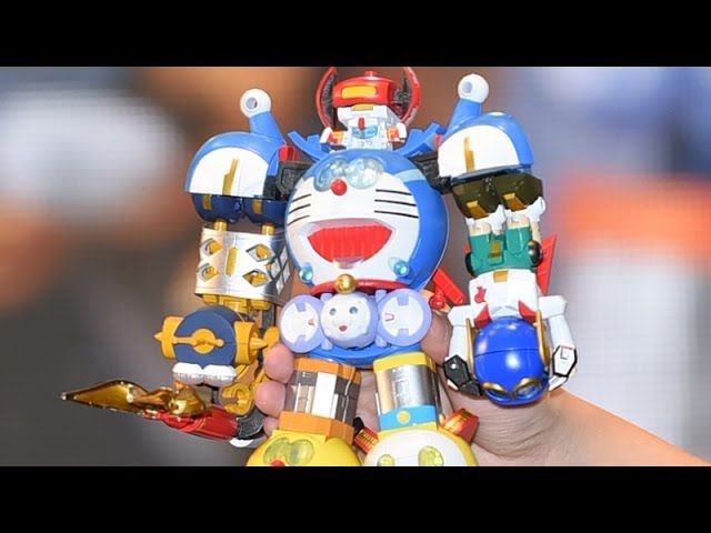 超合体 ドラえもんなど6体が合体ロボに Prアニメも公開 超合金 超合体 Sfロボット藤子 F 不二雄キャラクターズ 発表会 2 Fujiko F Fujio Characters Youtube