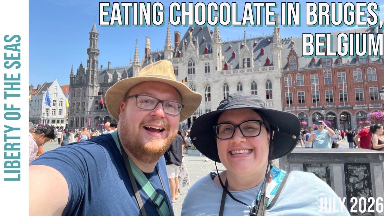 Eating Chocolate in Belgium // Cruise Vlog Day 2 // Liberty of the Seas