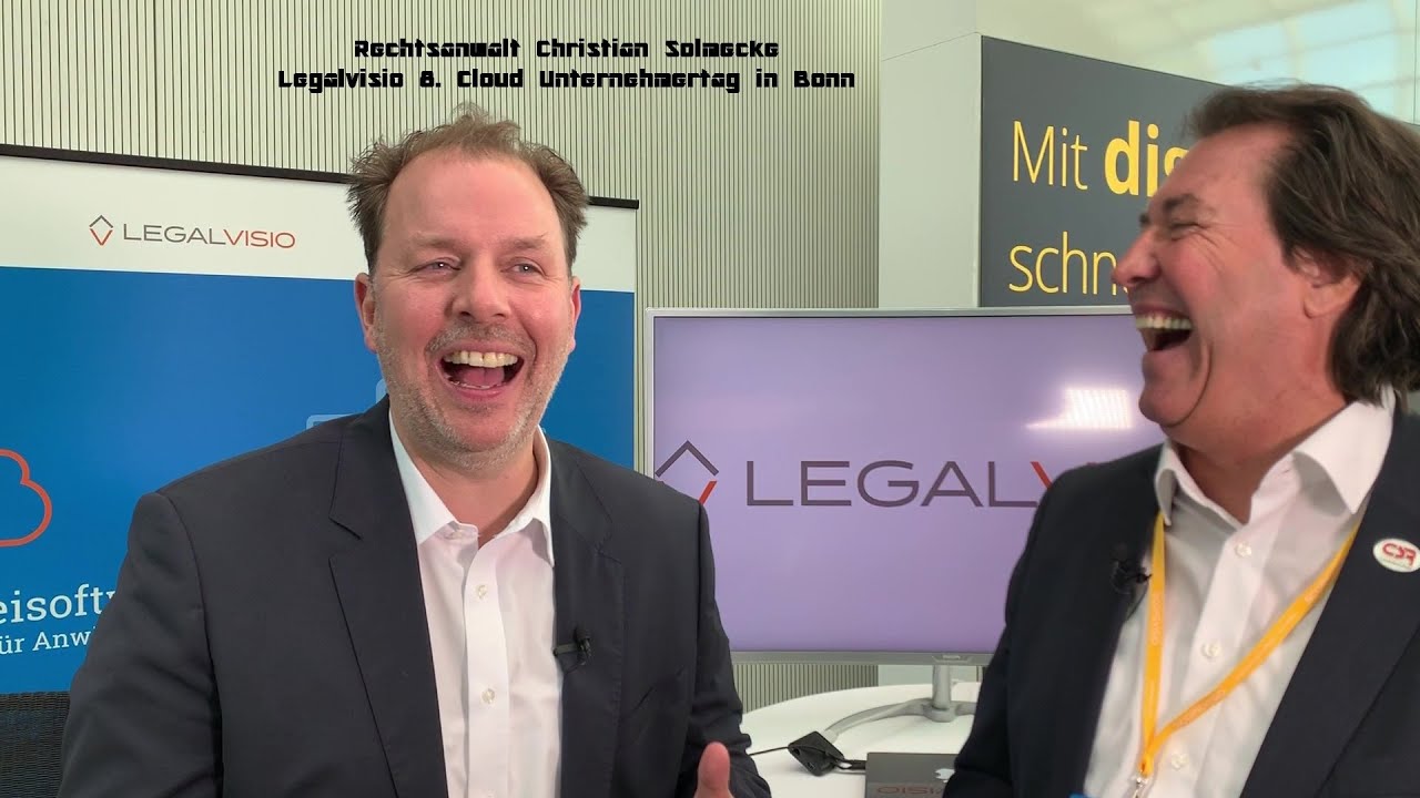 New Rechtsanwalt Christian Solmecke | Legalvisio 8. Cloud Unternehmertag in Bonn